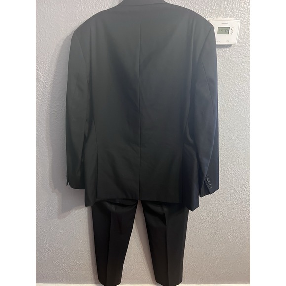 Calvin Klein Men's Black Slim Fit Wool Jacket Pants Suit Size 42R 36x30 - Picture 4 of 13